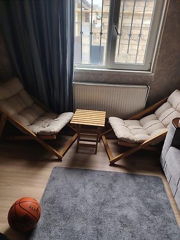 balkon stol stul: Для балкона, Б/у, Квадратный стол, 2 стула — 3