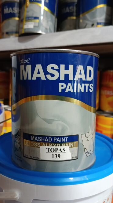 хром турба: Глянцевая алкидная краска Mashad Paint Topas 139 в металлической