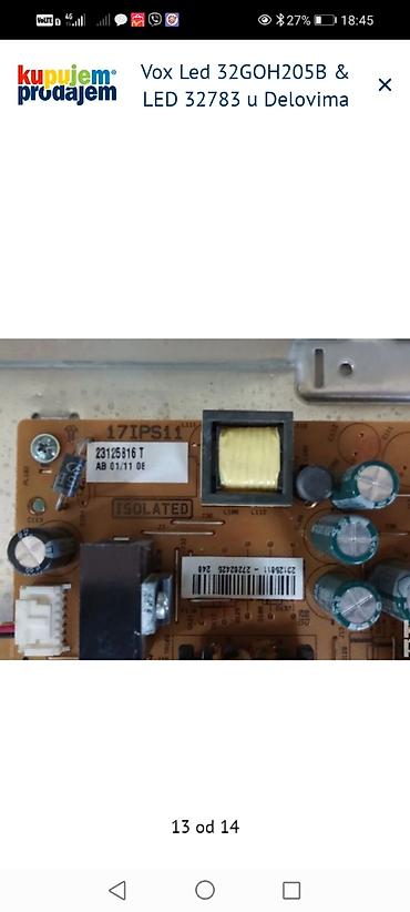 Aksesoari za TV i video: Vox LED televizori za delove – modeli LED 32GOH205B i LED 32783 — 14