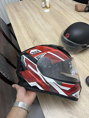 moto sport: MAX Helmet – Tam üzlü motosiklet dəbilqəsi * Rəng və dizayn: Qara — 2