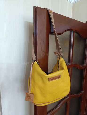 bez çanta: Красивая сумка из натуральной кожи с логотипом Timberland ( оригинал)