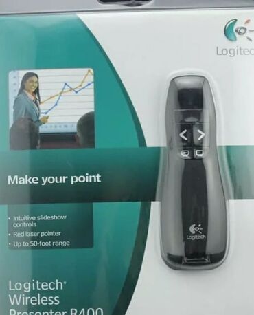 пульт для презентаций с лазерной указкой: Logitech R400 USB беспроводная презентационная красная лазерная