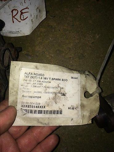 Steering Pumps: SERVO PUMPA ZA ALFA ROMEO 147-77KW KAO NOVA | Zvati od 8-22h i — 2