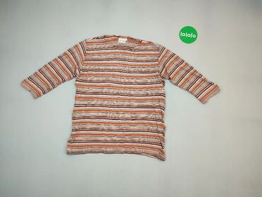 Bluza, L (EU 40), wzór - Linia, kolor - Brązowy