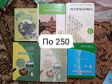 Школьные учебники (КР/РФ издания) для 4–8 классов. Наборы и отдельные