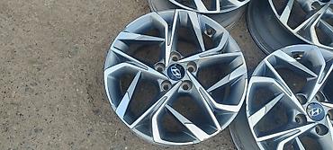 5 110: Литые Диски R 17 Hyundai, Комплект, отверстий - 5, Б/у — 5