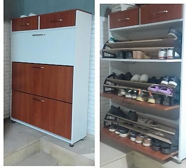 Ev üçün digər mebel: Ayaqqabı dolabı satılır, hündürlük 150sm, en 1.10 sm . Dərunlik 33 — 1