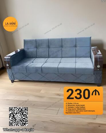 Yelləncəklər: Divan, Açılan, Bazalı, Vеlur parça, Şəhərdaxili pulsuz çatdırılma