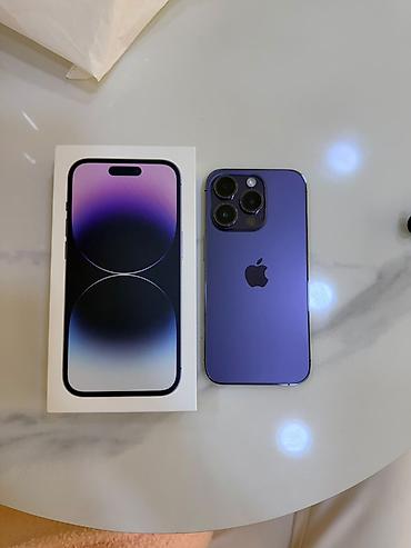 ipad 7: IPhone 14 Pro, Б/у, 256 ГБ, Deep Purple, Коробка, 87 % — 1