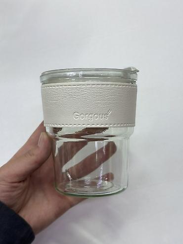 бутылка которая меняет вкус: Стеклянный термостакан с крышкой и силиконовым/эко‑кожаным чехлом - — 3