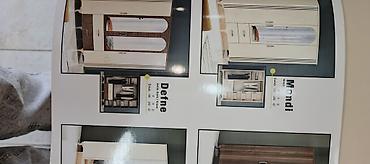 Paltar dolabları, qarderoblar: Yeni, 4 qapılı, Güzgülü, Bej, Digər material, Açılan, Düz dolab — 6