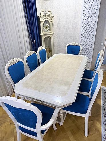 Masa dəsti 600₼. 8 oturcağı var. açılır. Ünvan