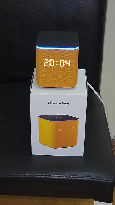 yandex midi: Yeni Yandex Kolonka, Növ - Smart, rəng - Narıncı — 1