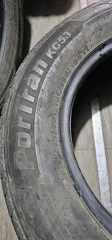 70: Шины 215 / 70 / R 16, Лето, Б/у, Комплект, Легкий коммерческий транспорт (C/LT), Корея, Kumho — 4