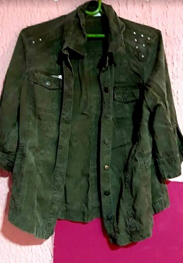 kozne jakne sa krznom novi pazar: S (EU 36), M (EU 38), Single-colored, color - Green