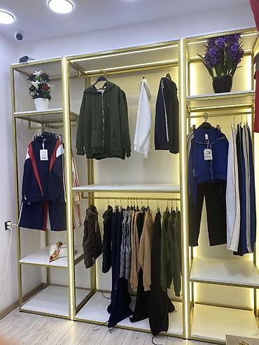 Mağaza avadanlığı: Qızıl çərçivəli modul vitrin-stend sistemi - Mağaza, butik və — 3