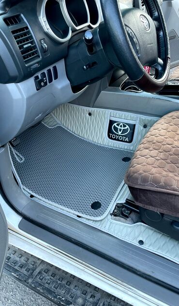 Полики: 5D Экокожа Полики Для салона Kia, цвет - Серый, Новый, Самовывоз, Платная доставка — 7