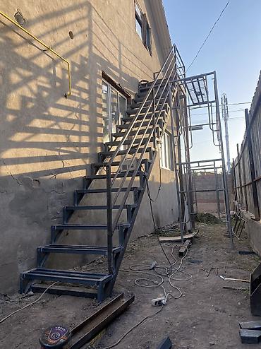 Строительство под ключ: Лестница Каркас Перилла Тепкич Сварочные работы любой сложности at lalafo.kg — 54 Строительство под ключ: Лестница Каркас Перилла Тепкич Сварочные работы любой сложности — 54