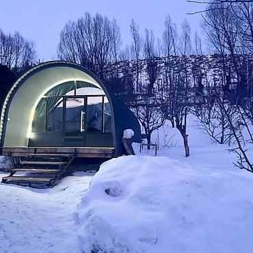Аренда юрт: Глэмпинг-домик «Swallow» в горах - Архитектура: арочный модуль на — 17