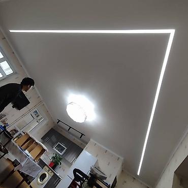 Натяжной потолок: Натяжной потолок Матовое Монтаж — 24