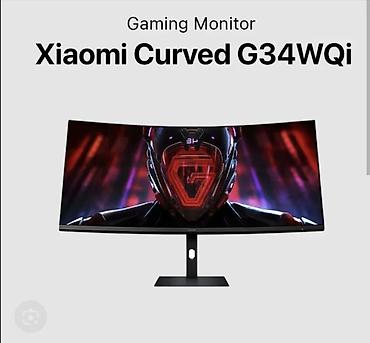 ipad 4 qiymeti: Xiaomi curved 180 Hz 34 inch Xiaomi Curved G34WQi-Caming Monitor — 2