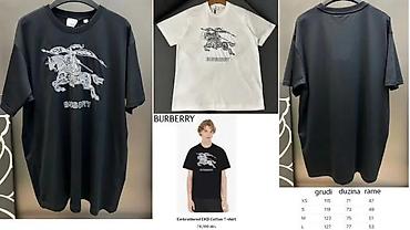 Majice: Men's T-shirt Burberry, bоја - Crna — 11