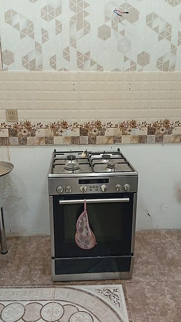 Qaz sobaları: Qaz plitəsi və soba – paslanmayan polad korpus - 4 gözlü qaz plitəsi — 1