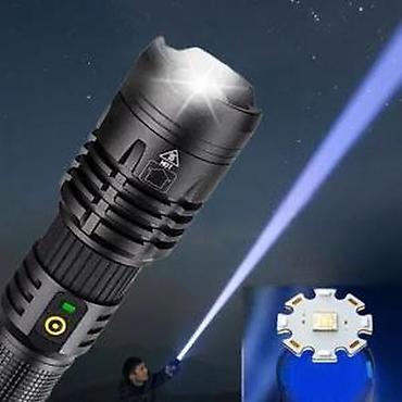 original nike tech: RUČNA LED LAMPA 20W SA WHITE LASER LED TEHNOLOGIJOM | Punjiva LED — 7