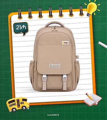 mekteb çanta: 🎒MƏKTƏBLİ ÇANTALARI 1. Minimalist Müasir Çanta (Kod: 048567) ❌İlkin — 4