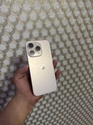 симкарта карпаратиф: IPhone 16 Pro, Колдонулган, 128 ГБ, Desert Titanium, 95 %