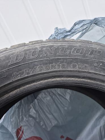 952 2: Шины 225 / 50 / R 18, Зима, Б/у, Комплект, Легковые, Dunlop — 2