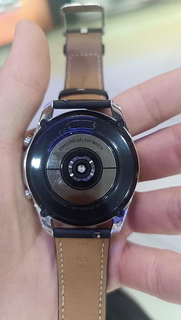 Акылдуу сааттар: Samsung Galaxy Watch (45 мм) с кожаным ремешком 22 мм M/L — 2