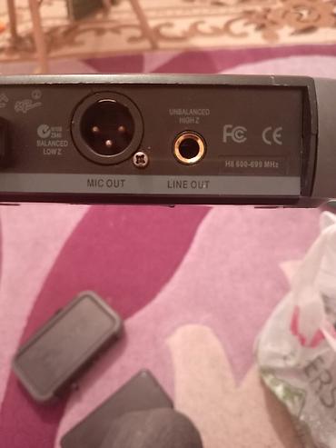 Mikrofonlar: İşlənmiş Simsiz (Bluetooth) Mikrofon Shure, Ünvandan götürmə — 10