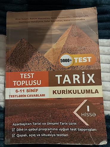 5: Riyaziyyat Testlər 6-cı sinif, Anar İsayev, DİM, 1-ci hissə, 2019 il — 3