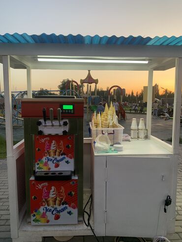 Производство мороженого: СРОЧНО! Продаю аппарат для мороженого с тележкой — всего за 120 000