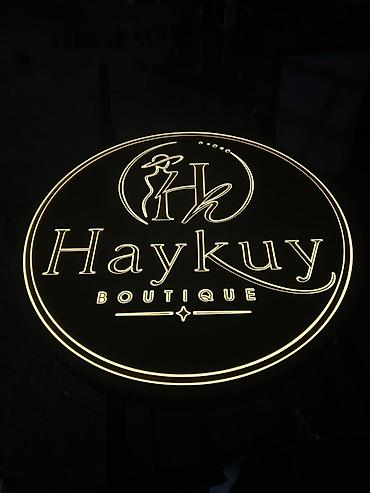 cap işləri: Reklam işleri. Baner və vinil çapı, qabariq tek tek herfler, frez oyma — 10