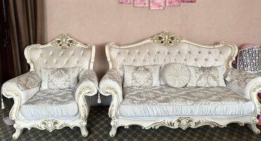 куплю бу мебел: Комплект мягкой мебели, Б/у, Самовывоз, цвет - Бежевый
