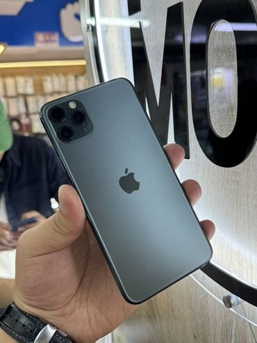 айфон 11 про макс экран: IPhone 11 Pro Max, 64 ГБ, Matte Midnight Green, Коргоочу айнек, Каптама, Кабель, 83 %