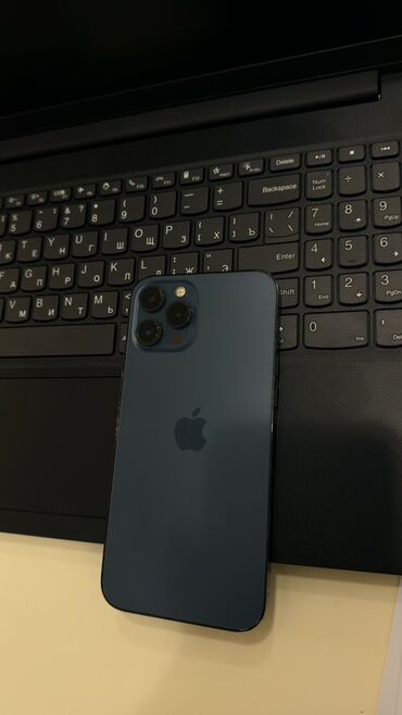 Apple iPhone: IPhone 12 Pro Max, 128 GB, Pacific Blue — 7