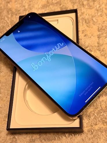 Apple iPhone: IPhone 12 Pro Max, 256 GB, Qızılı, Barmaq izi, Simsiz şarj, Face ID — 1