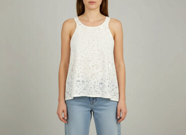 lniany t shirty hm: Топ жіночий, розмір S