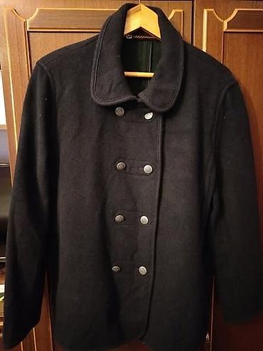 Ženski mornarski kaput (pea coat), tamno plave/ crne boje. - Klasičan