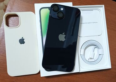 iphone 6s 64gb: IPhone 14, Колдонулган, 128 ГБ, Midnight, Коргоочу айнек, Каптама, Кабель, 87 %