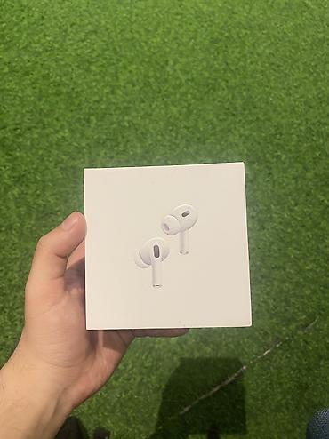 airpods qulaqcıq: Yeni Simsiz (Bluetooth) Qulaqcıqlar, Apple, rəng - Ağ — 1