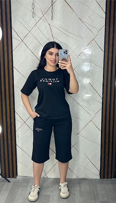 idman sortiki: Şortikli dest raz M.L.XL 2xl qiy 20₼ . Qadın idman dəsti – 2 hissə - — 1