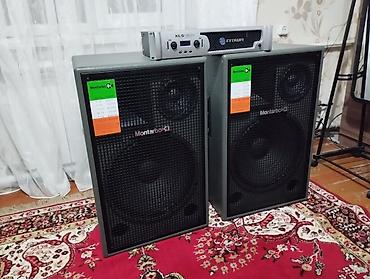 Үн күчөткүчтөр: Продаю аппаратуру: колонки Итальянского бренда Montarbo 315, усилитель — 1