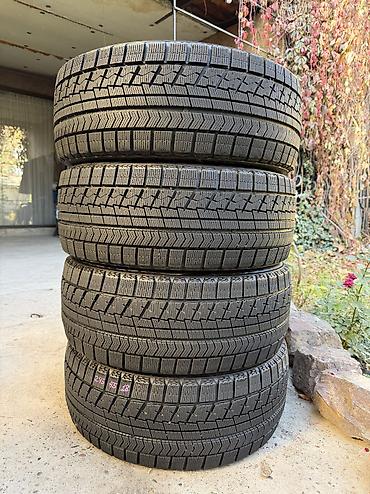 12 4 28: Шины 245 / 45 / R 18, Зима, Б/у, Комплект, Легковые, Япония, Bridgestone — 1