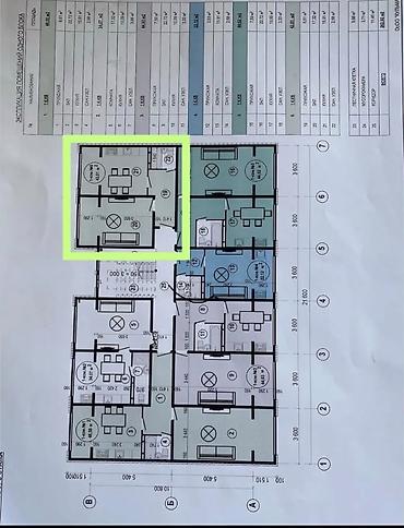 Батирлер: 1 бөлмө, 42 м², Баят/Азиз базары 1 кабат, ПСО (өз алдынча бүтүрүү) — 3