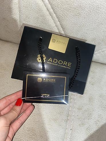 saatlar satisi: Adore Cosmetics hədiyyə kartı 100 manatliq, satilir 80 manata — 1