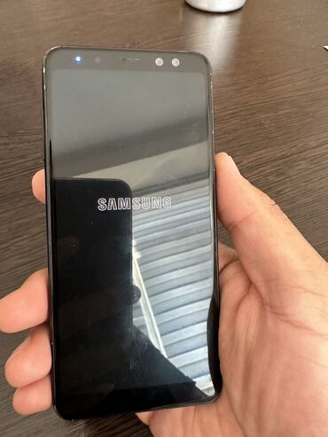 галакси а12: Samsung Galaxy A8 2018, Б/у, цвет - Черный, 2 SIM